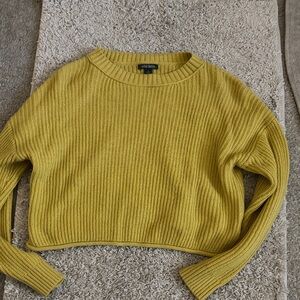 H&M Mustard Crew Neck Sweater